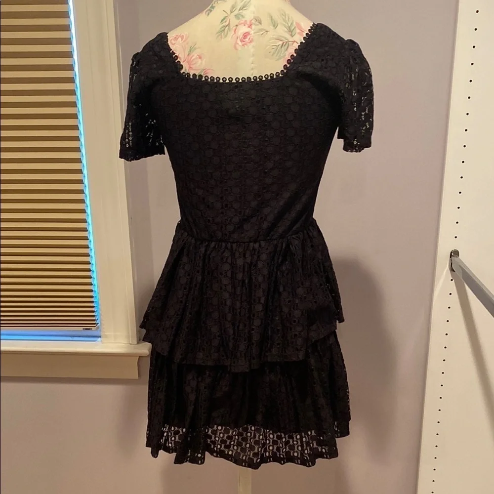 Elegant Black Lace Dress